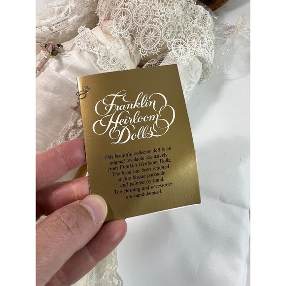 Franklin Heirloom Dolls Gibson‎ Girl Anniversary Bride ~ Porcelain~Red Hair~Rare - Picture 7 of 13